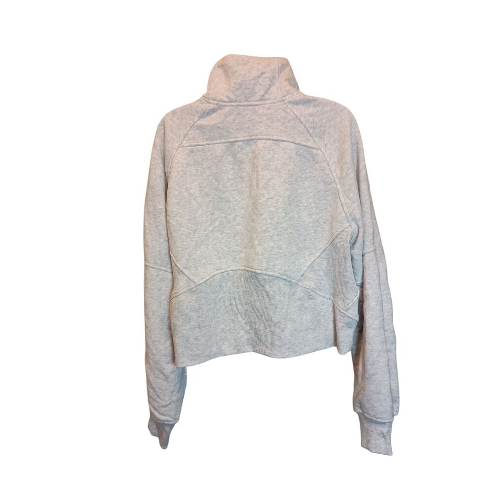 Glow Motion Gray Half Zip Pullover Sweatshirt Women's Sz. M - Picture 4 of 7